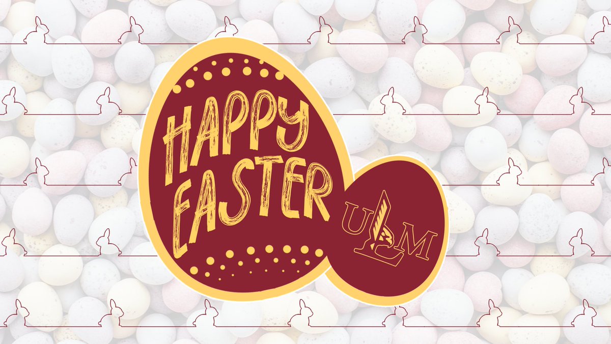 Happy Easter from ULM Athletics!