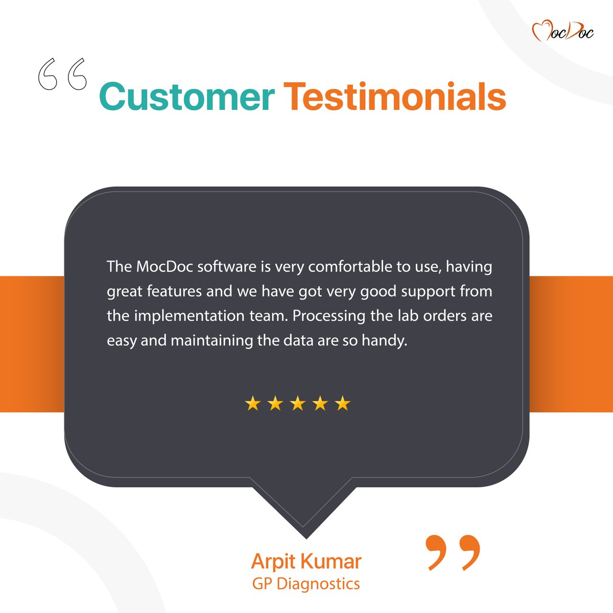 mocdoc__in's tweet image. Insider Insights: Arpit Kumar from  GP Diagnostics, provides an insider&apos;s view on how the MocDoc software enhances operations.

#LabManagement #limssoftware #laboratory #pathologylab #pathology #healthtech #healthcaretips #microbiology #biology #labtechnician #microbiologist