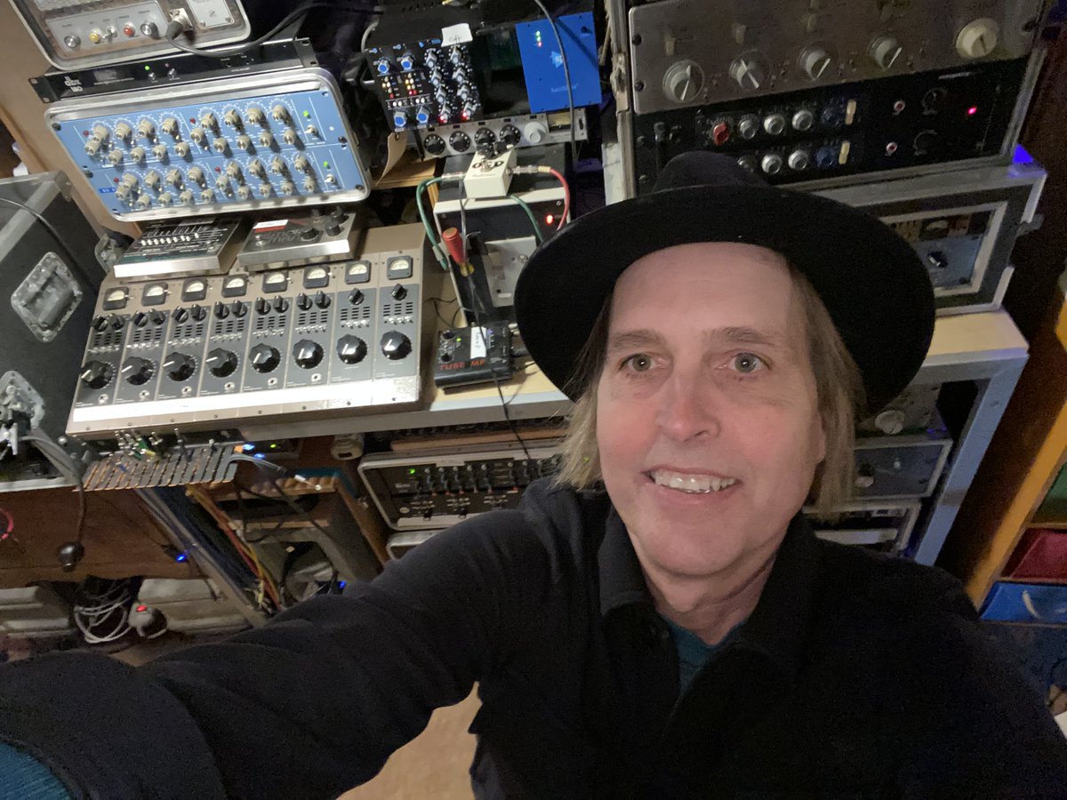 Mixing up the medicine at Alex the Great with Mr. Brad Jones. Friends, it’s a strong brew we got going and it’s coming out in ((((stereo)))) #Cumbia #ChuckProphet #WakeTheDead