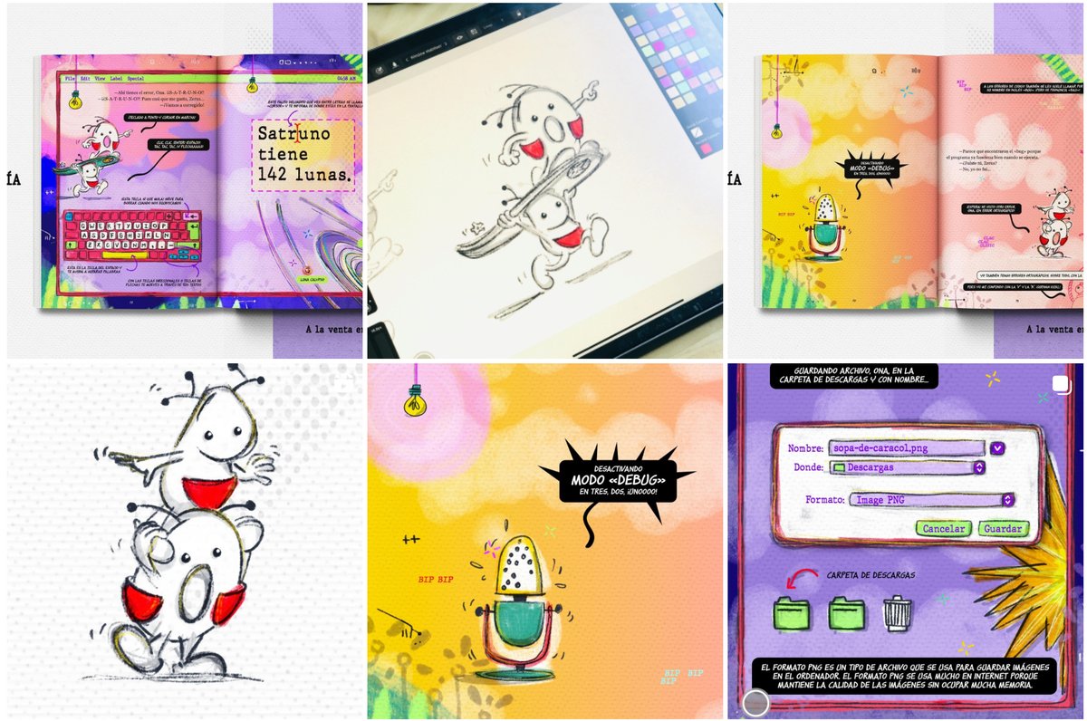 Full #bookmaking process documented at instagram.com/miriamtocino/

#menudatecnologia #cseducation #roboticaporlaigualdad