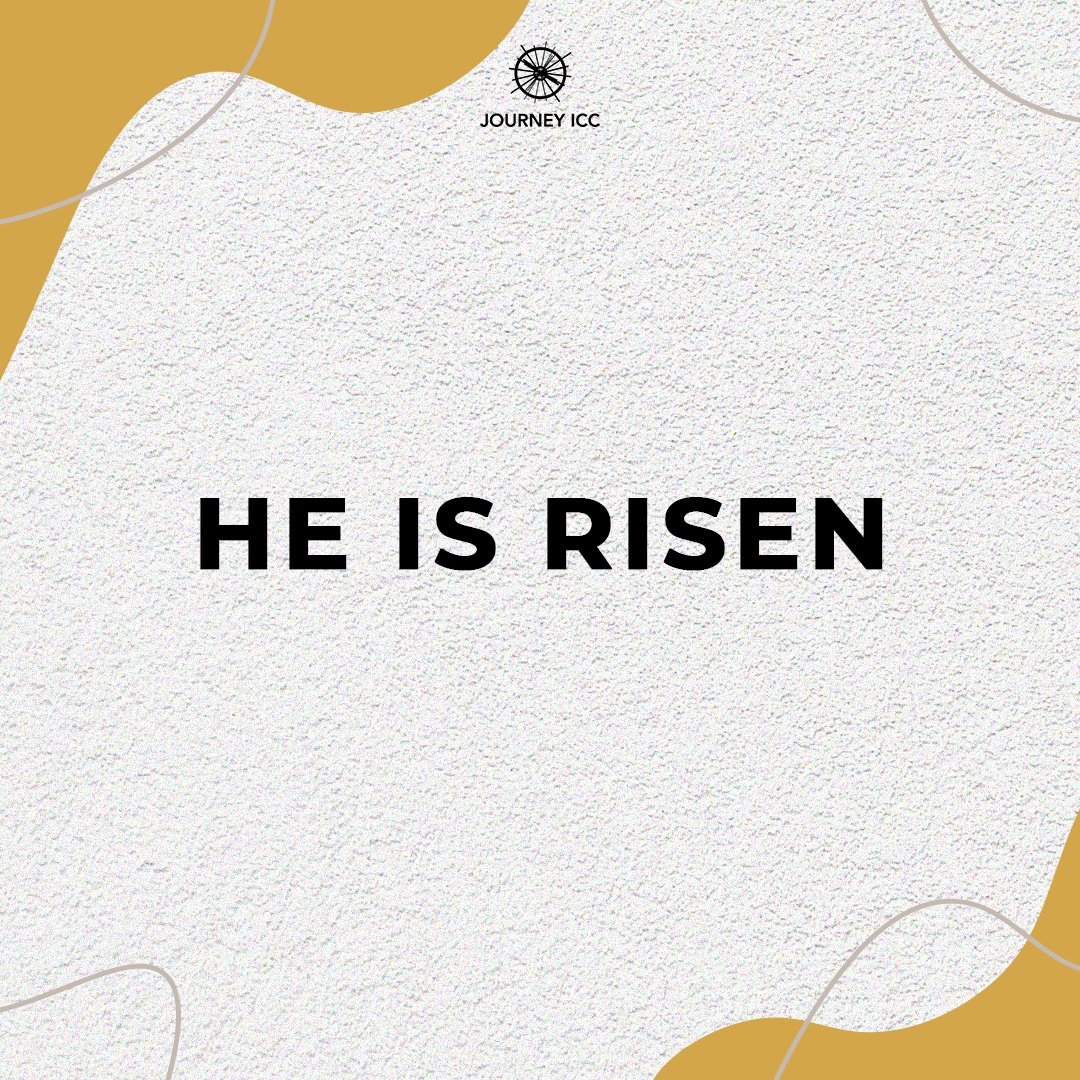 journey_icc's tweet photo. Just as He told you...
He is Risen..

Happy Easter Friends 🎊🎊🎊

#EasterSunday 
#ComingAlive 
#Church https://t.co/28yLqnMbn8