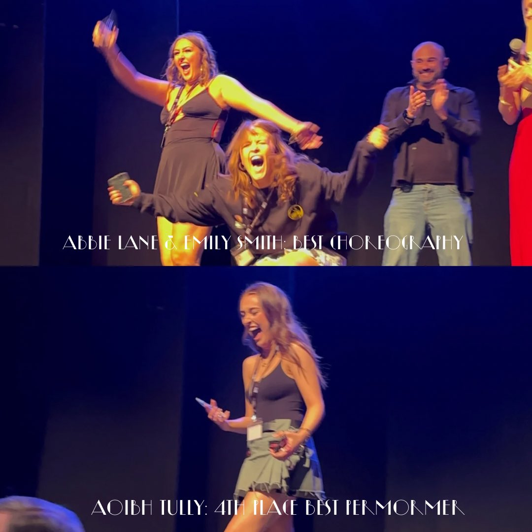 MusicalSoc_UG's tweet photo. A huge congratulations to our fabulous Inters team who competed in Mullingar last week! 
A massive congratulations to all the other colleges involved and thank you to the wonderful Inters committee!!

☀️💜 https://t.co/y2m4yYUczt