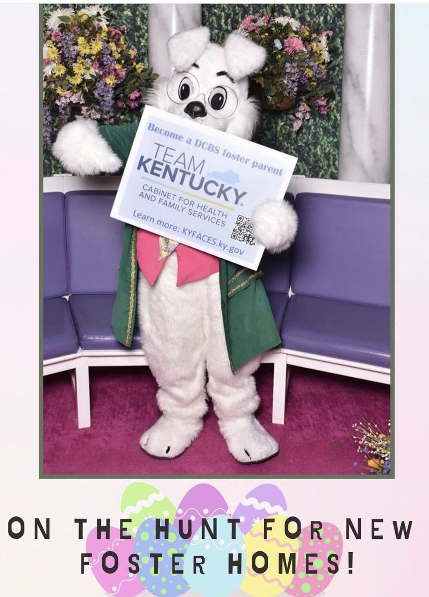 FAPAofNKY's tweet photo. Happy Easter! 🐰🐣 #TeamKentucky #Fostercare #Adoption #FosterKY @KyDCBS @CHFSKy https://t.co/g6re94MkID