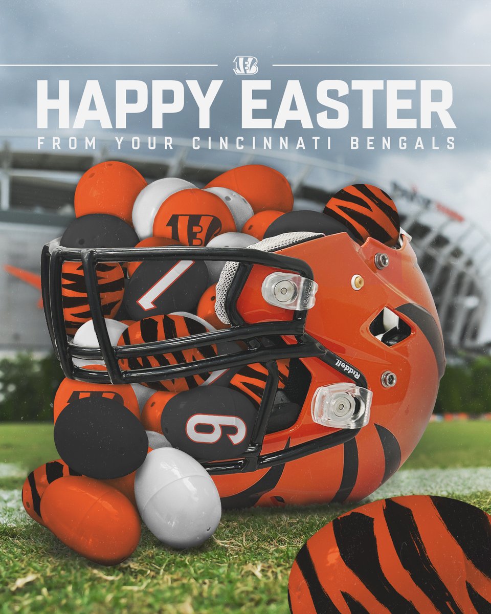 Bengals's tweet photo. Happy Easter, Who Dey Nation! https://t.co/xRVt3HNbPo