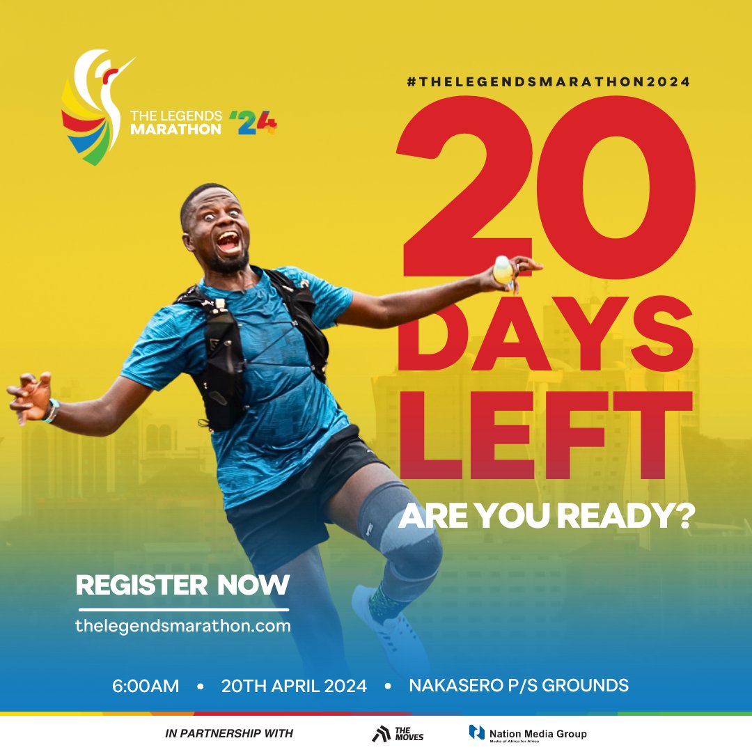 Tick Tock🕰️. The moment is almost here, grab your ticket today at thelegendsmarathon.com🎟️ #thegendsmarathon2024 #transformative