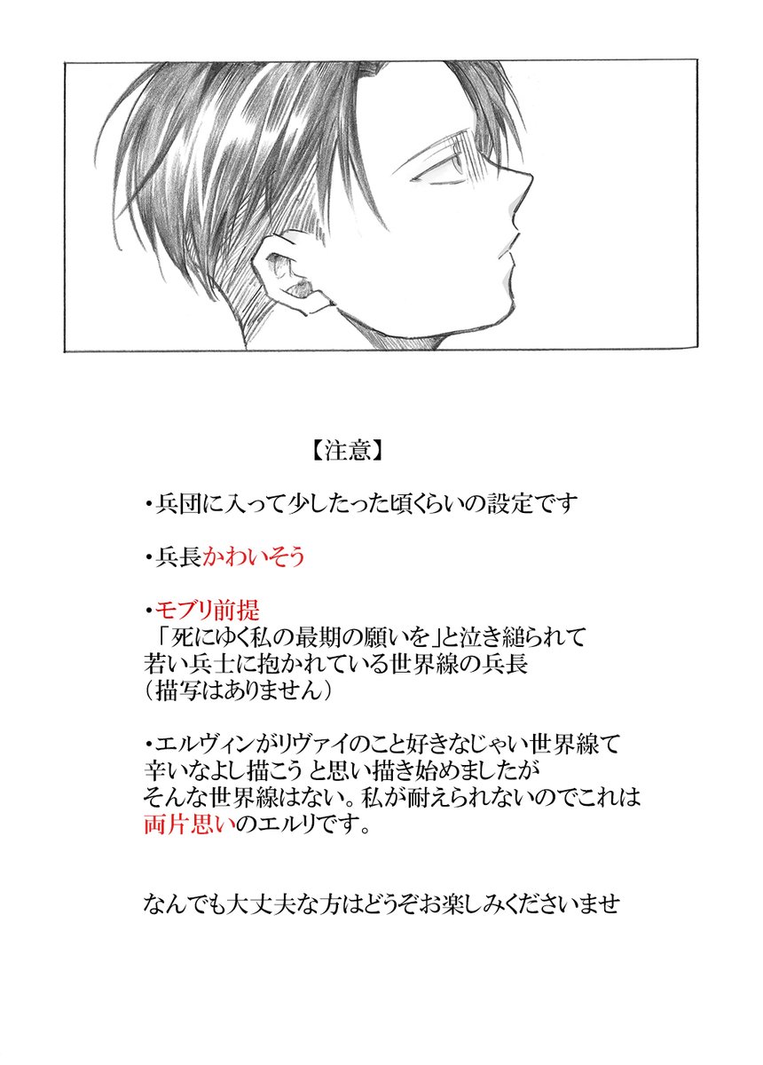 【エルリ/お前が嫌なら】
(1～4P/8P) 