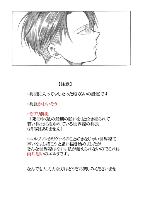 【エルリ/お前が嫌なら】
(1～4P/8P) 