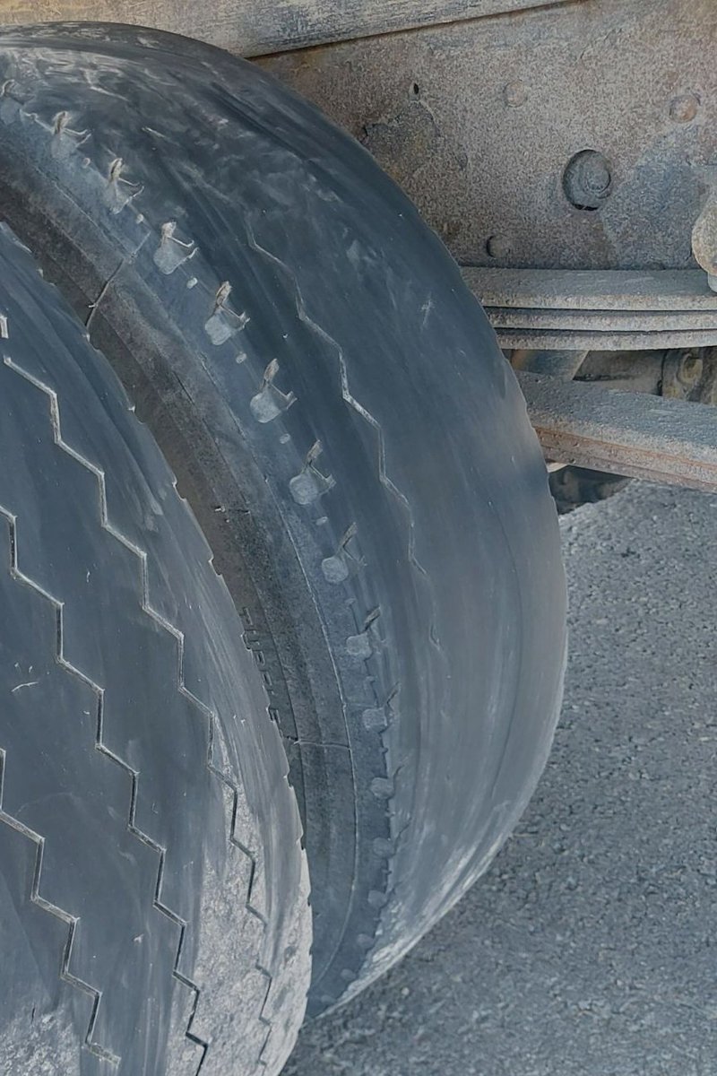 OPP_CR's tweet photo. As smooth as an Easter Egg. Commercial vehicle driver and company charged after numerous equipment violations located on transport truck. #slickisntsafe #safevehicle #roadsafety #easter2024 #CaledonOPP @TownOfCaledon ^im https://t.co/PYjRFkY67L