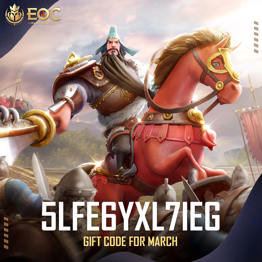 EraofConquest's tweet photo. 🎁【CODE TIME】🎁

🎁Gift Code: 5lfe6yxl7ieg
⏱The code is valid until 23: 59 (UTC) April 15, 2024 https://t.co/4A3Z4qQEmb