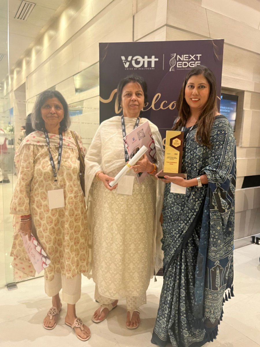 Thanks to @Voiceofhealthc1 for awarding @thalindia and #TPAG in the category of Exceptional #SocialImpact and #Advocacy @thalassaemiaTIF @IBloodDisorders @shobhatuli