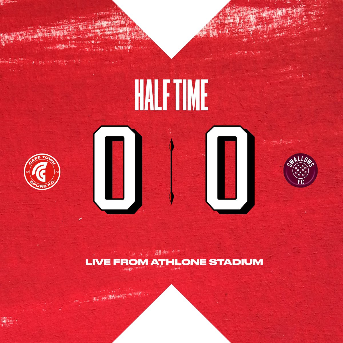 Half-time in the Mother City… #CAPETOWNSPURS #URBANWARRIORS #PSL #DSTVPREMIERSHIP #OURYOUTHOURFUTURE #CAPETOWN #SOUTHAFRICA