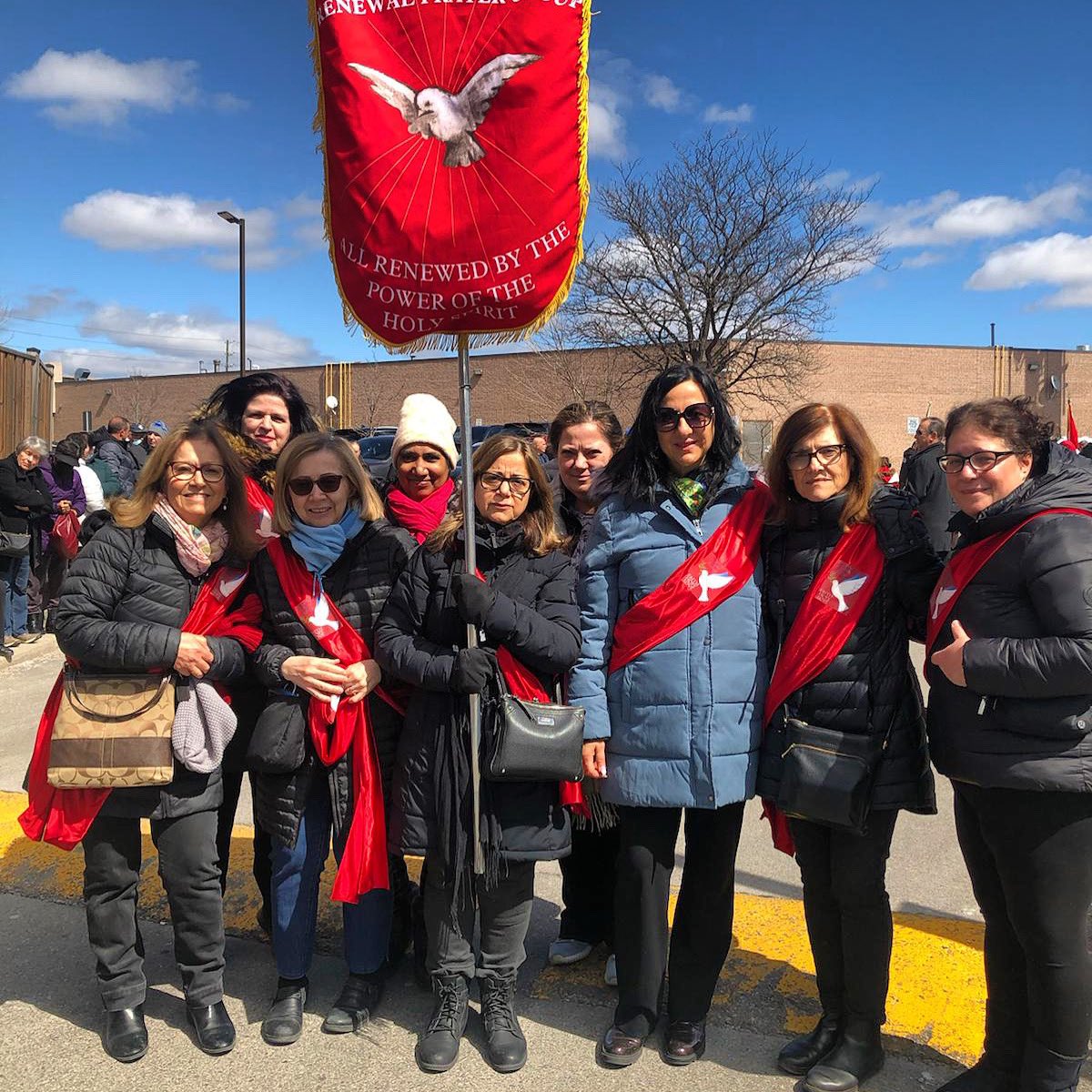 Blessed to walk this journey of faith with my St. David prayer group. 🕊️ Happy Easter to all! May our hearts be filled with light and renewal. #EasterBlessings @StDavidsMaple