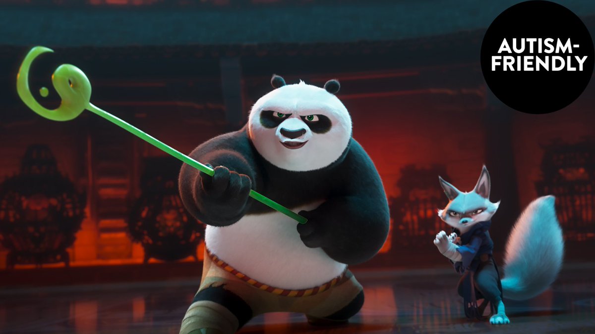 This Autism Awareness Day we want to show our support by hosting an Autism Friendly Screening of Kung Fu Panda 4, especially for those on the Autism spectrum and their families, friends and carers! This will be ad free, with low volume and lighting. Tickets are on our website!