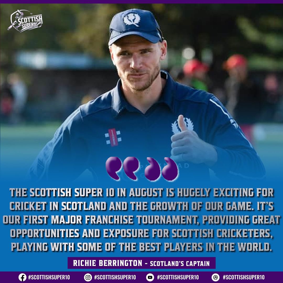 Scottish Captain Shares Insights on the much Anticipated Scottish Super 10 Tournament! 

#T10 #scottishsuper10 #crickett10 #scotlandcricketteam #cricket #cricketshortestformat #cricketlovers 
#CricketTwitter