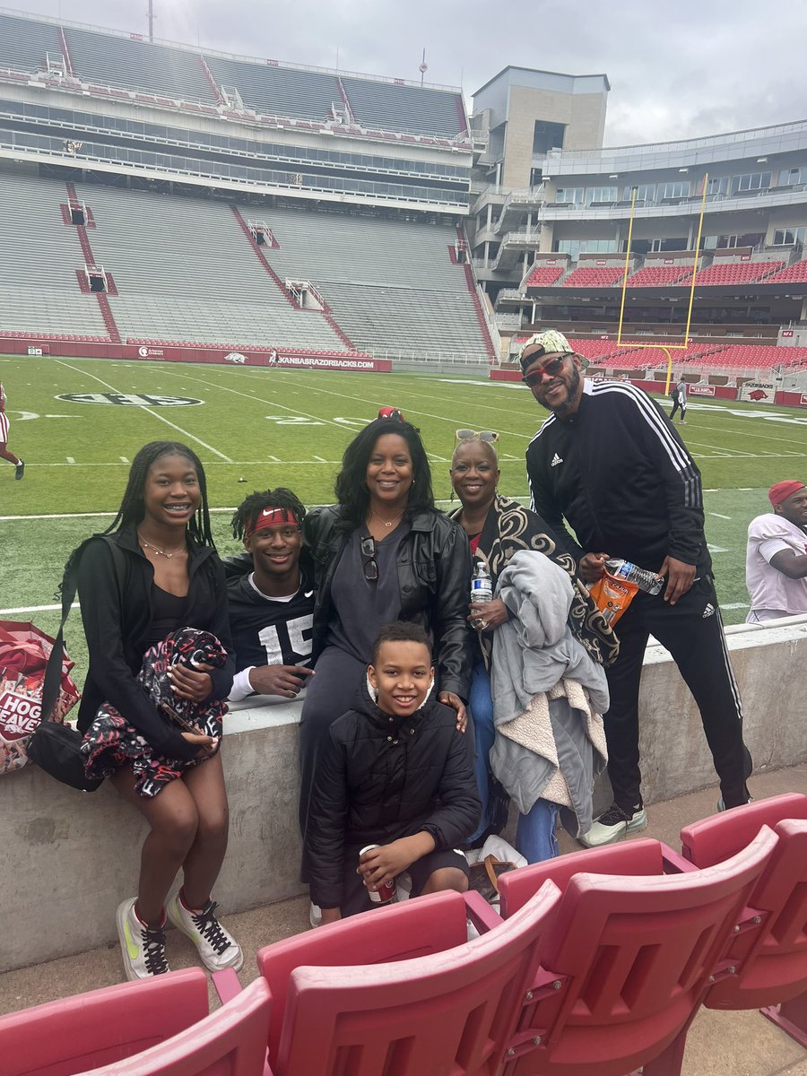 Spring Practice 2024 w/@KJ_Jackson_25 ❤️🐗❤️