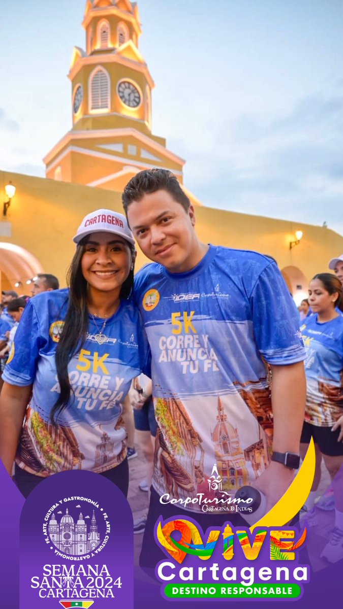 juandmartinezm's tweet photo. 🏃🏽‍♂️Salir a trotar con tu amor es la mejor manera de vivir la ciudad #cartagena @SandraSchmalbac https://t.co/WoISNQ5BAJ