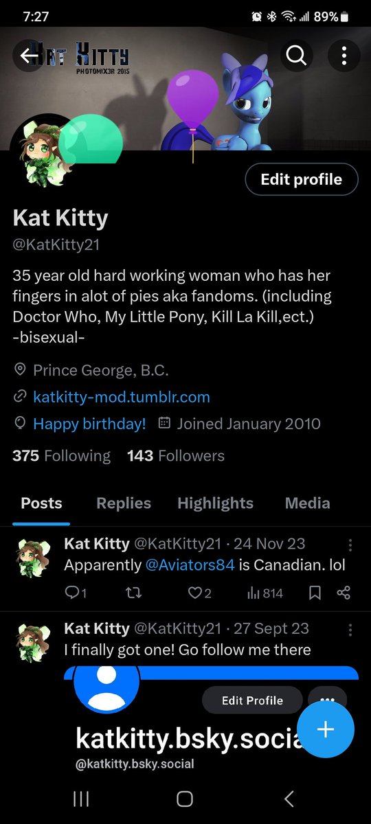 KatKitty21's tweet photo. I am 36 today https://t.co/g5YDhUzweW