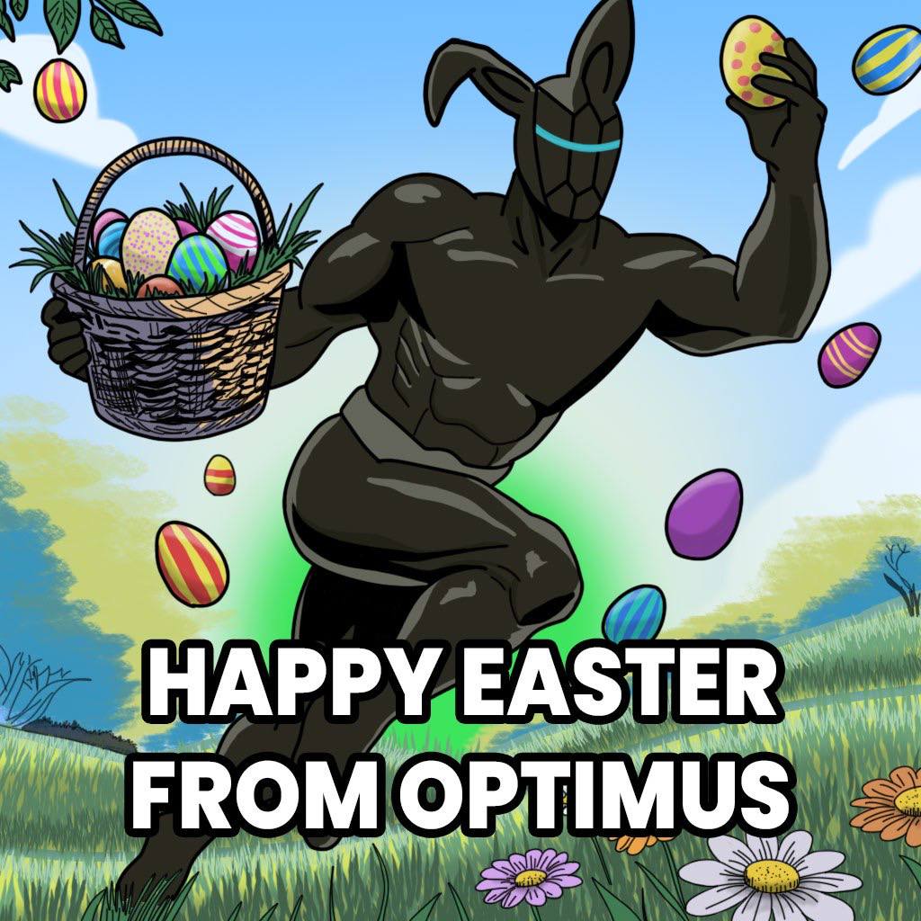 $OPTI says.. Happy Easter #Optimus 🐰