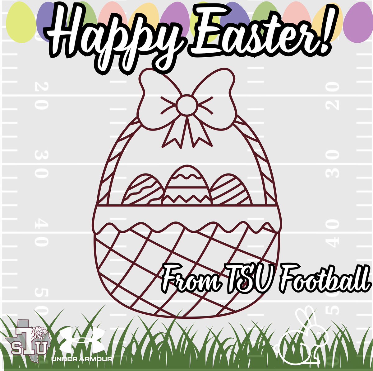 Happy Easter from Texas Southern Football!