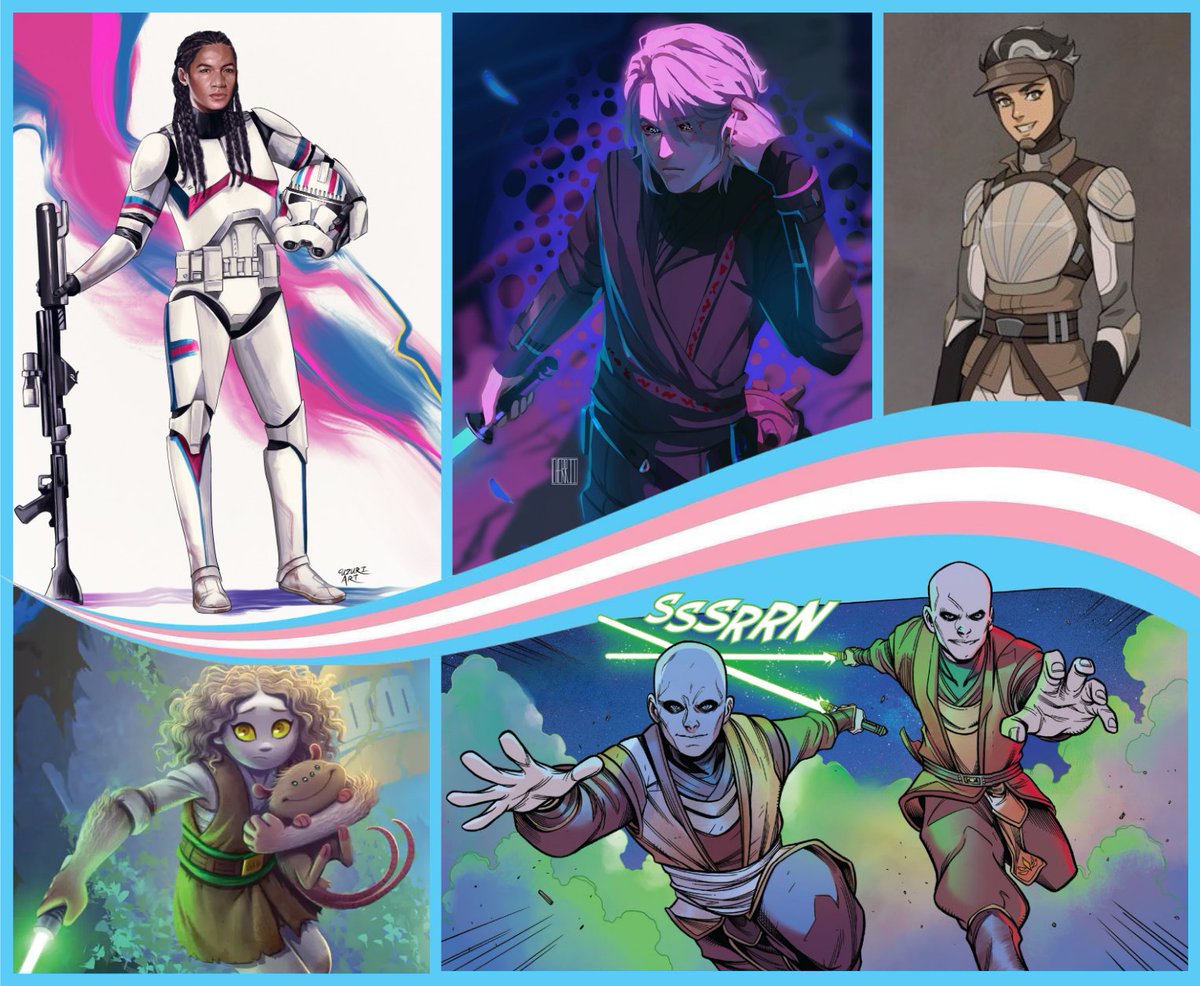Whether they live in this galaxy or a galaxy far, far away, celebrate your trans loved ones today and every day. Happy #TransDayOfVisibility! 🏳️‍⚧️💕💫