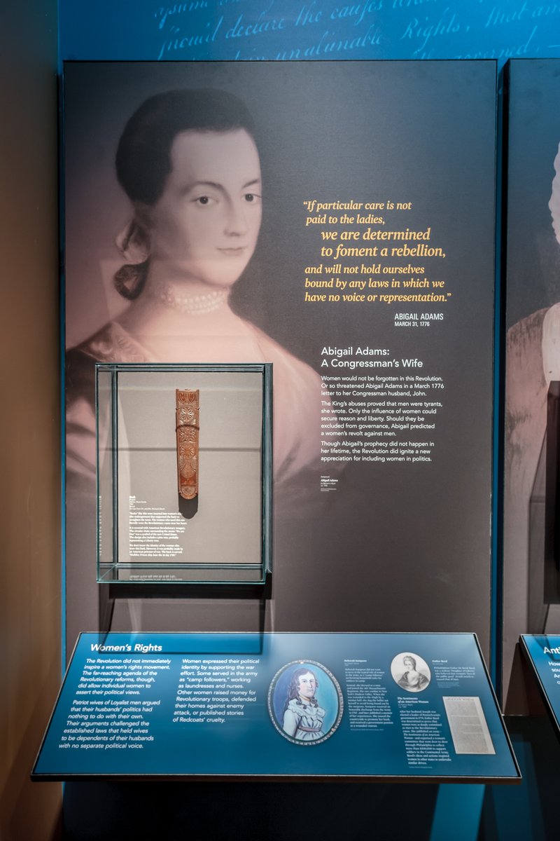 '...in the new Code of Laws which I suppose it will be necessary for you to make I desire you would Remember the Ladies, and be more generous and favourable to them than your ancestors.” #OnThisDay in 1776, Abigail Adams wrote her now-famous letter to her husband John Adams.