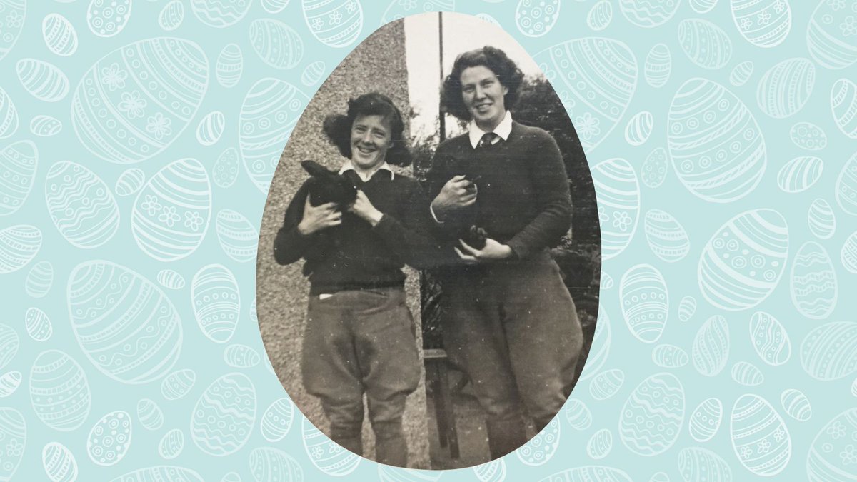 Wishing everyone a very Happy Easter!

📷 Two Second World War Land Girls holding two rabbits. Source: Catherine Procter WLA Collection