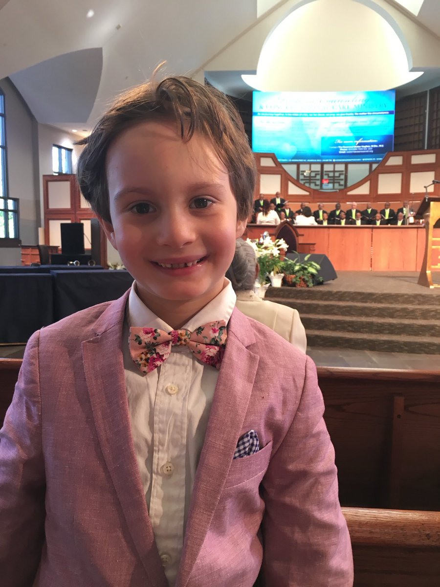 On Easter 2019, I took my Jewish kids to Ebenezer Baptist in Atlanta to hear Reverend Raphael Warnock preach, & we praised the Lord in community. My son lost his front tooth there, in the pew where MLK’s sister, Christine King Farris, used to sit. It was a beautiful morning.