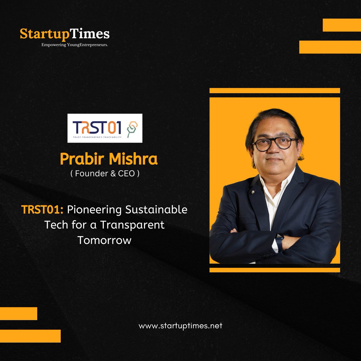 TRST01 pioneers sustainable solutions, empowering farmers and ensuring ethical operations through AI-driven analytics. 
 startuptimes.net/trst01-pioneer…
#trst01 #prabirmishra #founderstory #lafayetteluxury