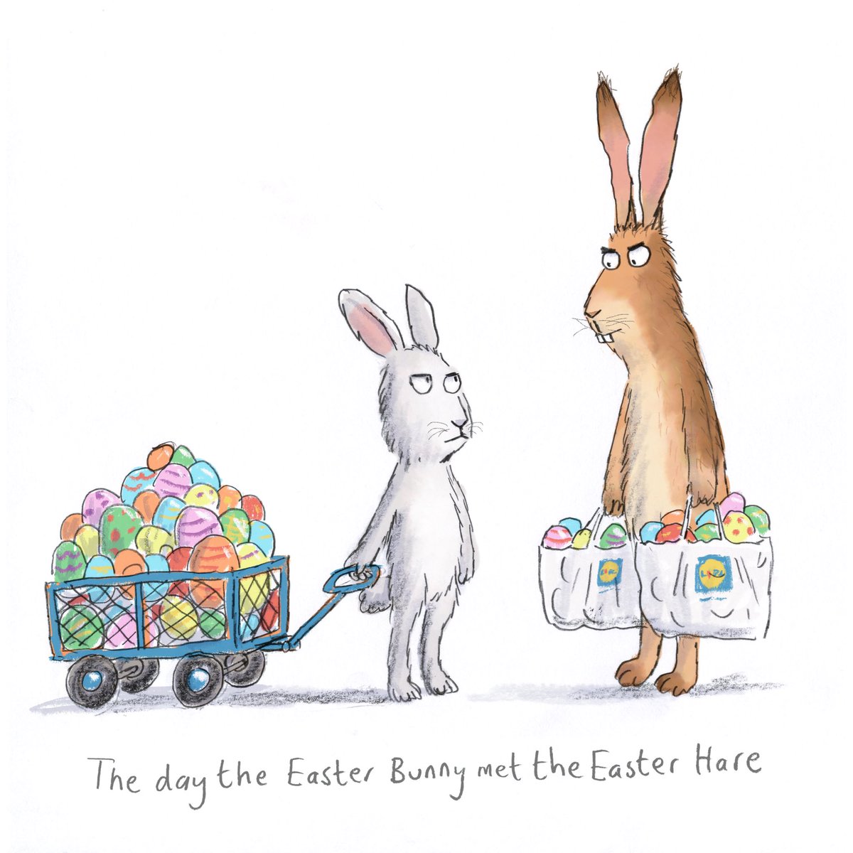 Happy Easter!

#kidlitart #illustration #easter #pasqua #pascua #pâques #kidlitillustration #kidlitartpostcard #illustrationjeunesse #easterbunny #easterhare #eastereggs #childrensbookillustrator