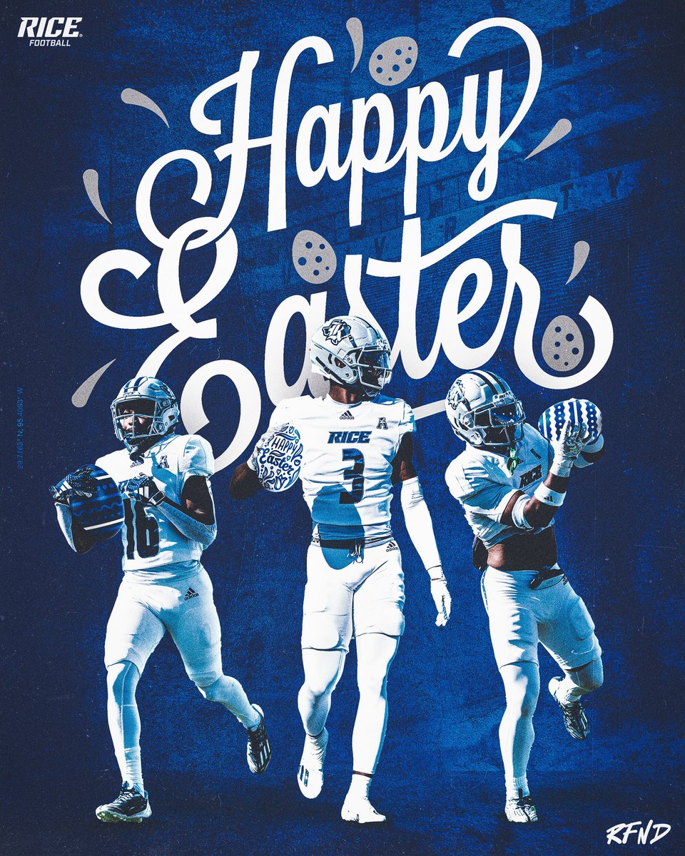 Happy Easter, Rice Owls‼️ 🐣 #GoOwls👐 x #RFND