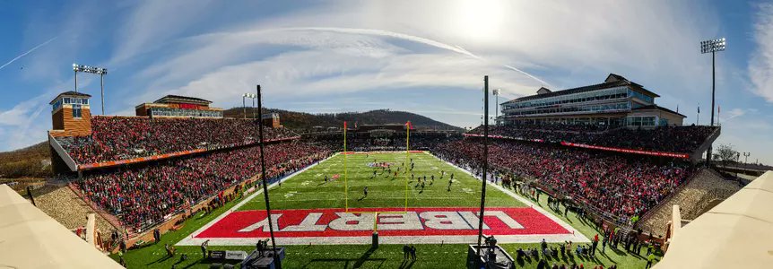 Stadium of the Morning 🥞 🏟️ Williams Stadium ✔️ Capacity: 25,000 📍 Lynchburg, Virginia Home of @LibertyFootball