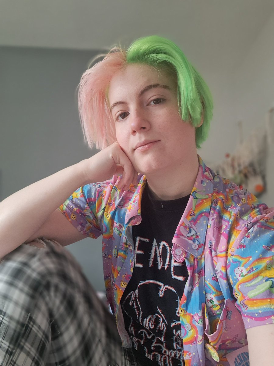 lafonsame's tweet photo. Happy #TransDayOfVisibility y'all. I even dyed my hair for the occasion! https://t.co/1hh1WXkjDC