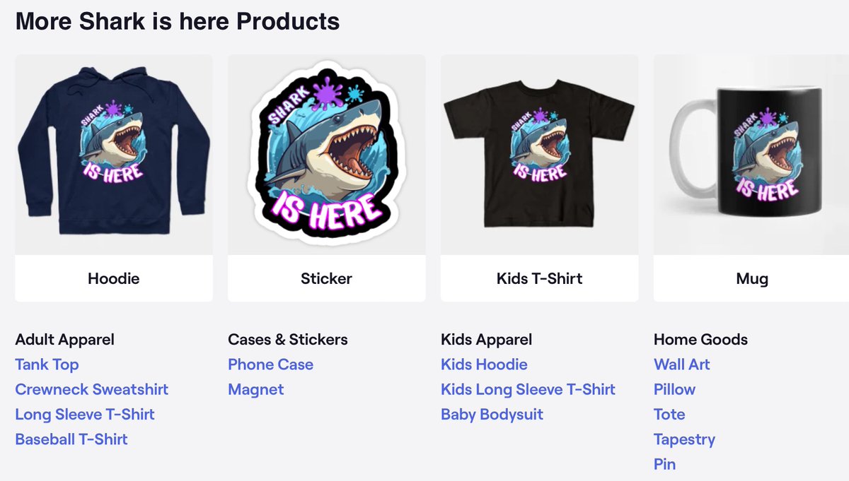 New desing on my #teepublicshop #shark #animal #funnyshark #tee #shirt #sharklover #acuatic #sea #ocean #pod #ideagift #outfits #cuteanimal #trendy @TeePublic 

teepublic.com/t-shirt/589248…