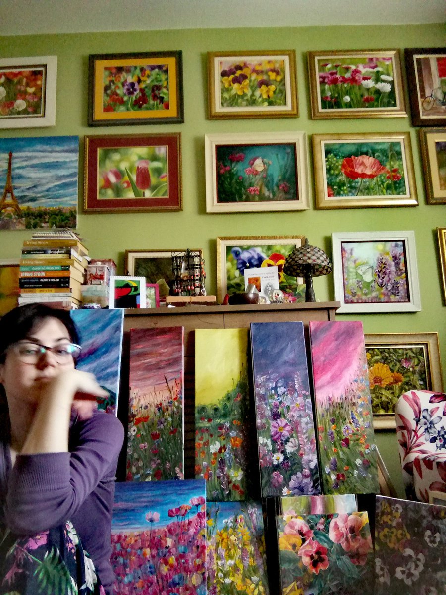 OlgaLolaArt's tweet photo. In my beautiful gardens ๐
#oilpainting #acrylicpainting #painting #painter #creatingbeauty https://t.co/RjV4Dtc8LL