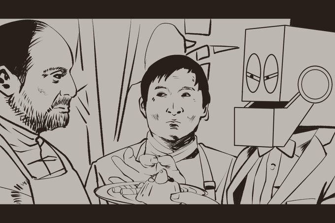 #えい画 何の映画のシーンでしょう。 【難易度 高め】 