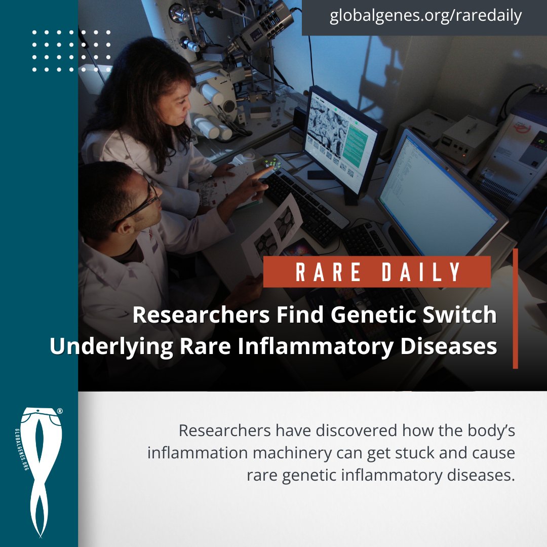 GlobalGenes's tweet photo. This week's Rare Daily features positive results from Dravet Syndrome study, researchers finding a genetic switch underlying rare inflammatory diseases, and more! To read, click here: https://t.co/v44Wrbe3hn
#RareDaily #RareNews #GlobalGenes https://t.co/3QVbW3xdLM