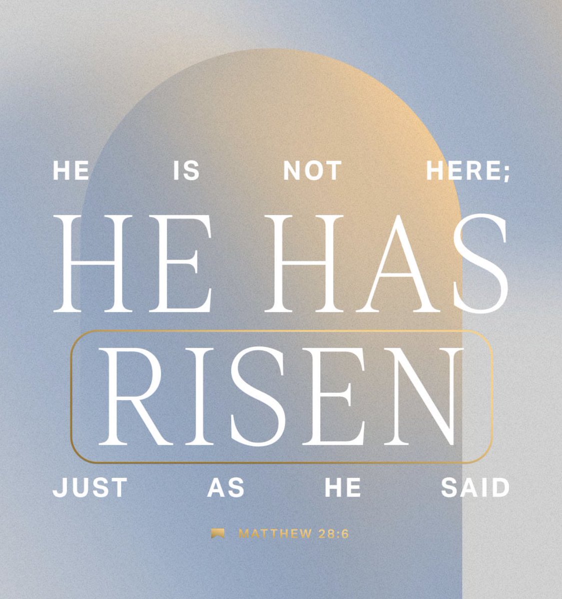 He has risen. 🤍🙏 #BlessedEaster