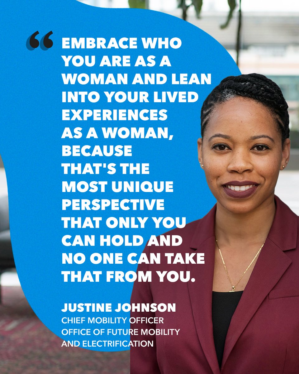 Justine Johnson is revolutionizing the way people move in Michigan. We continue to be inspired by her. #WomensHistoryMonth