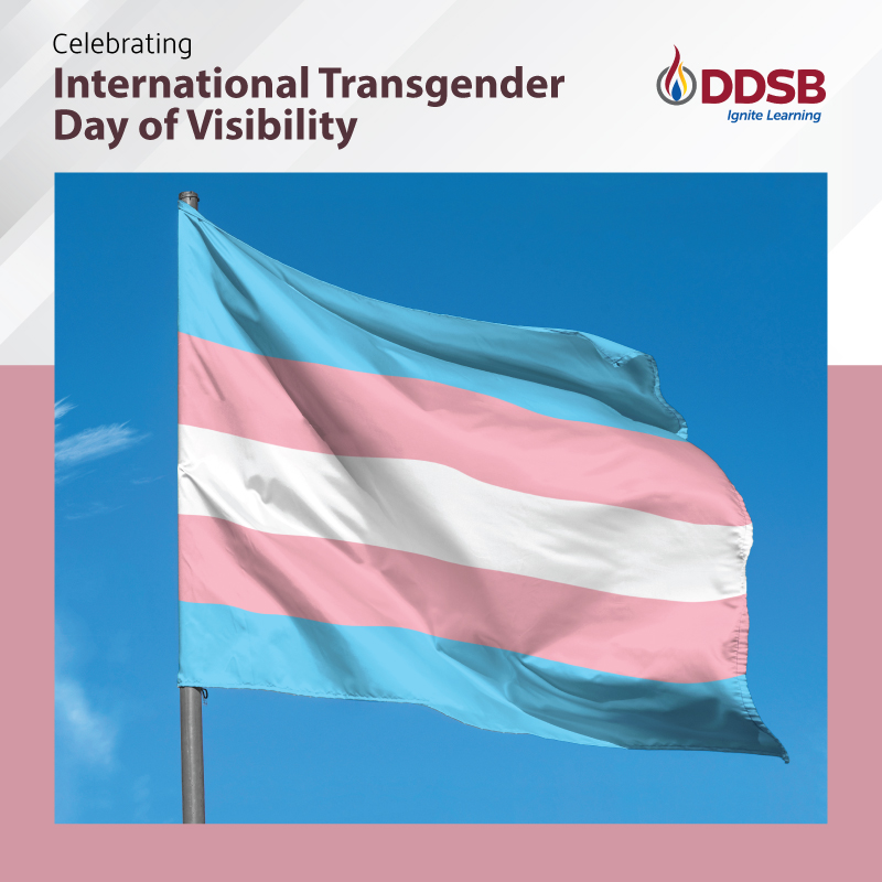 Today is the International Transgender Day of Visibility.  On this day and every day we celebrate who you are and are committed to ensuring that you feel seen, heard, and valued.