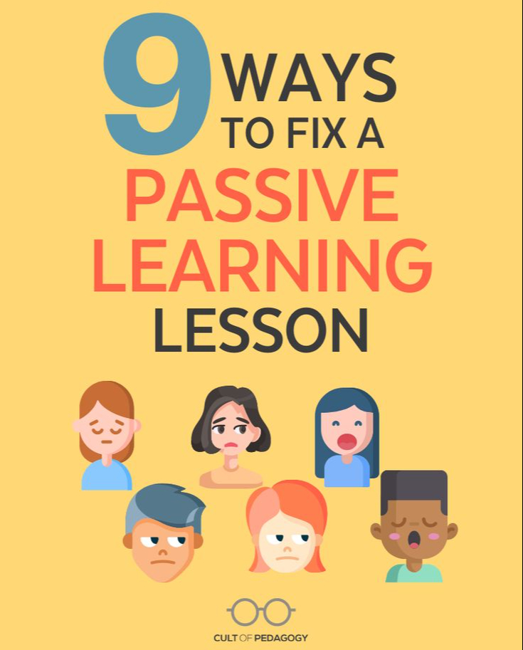 Passive learning sidelines active student engagement, hindering deep understanding and skill development. This approach stems from traditional lecture-based teaching. Learn how you can fix it👇 sbee.link/dpa8wk4jv3 via @cultofpedagogy #teachertwitter #educoach #teaching