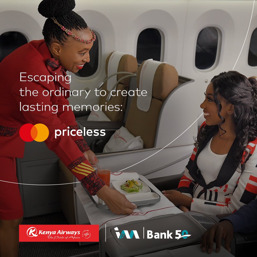 ✈️ Planning your next getaway? Enjoy up to 20% off your Kenya Airways flight when you pay using any of your I&M Bank Mastercard! Don't miss out on this exclusive offer! Use promo code MASTERCARD20. Click bit.ly/3xfglu4 for more T&Cs Apply #SafiriNaIMBankCards…