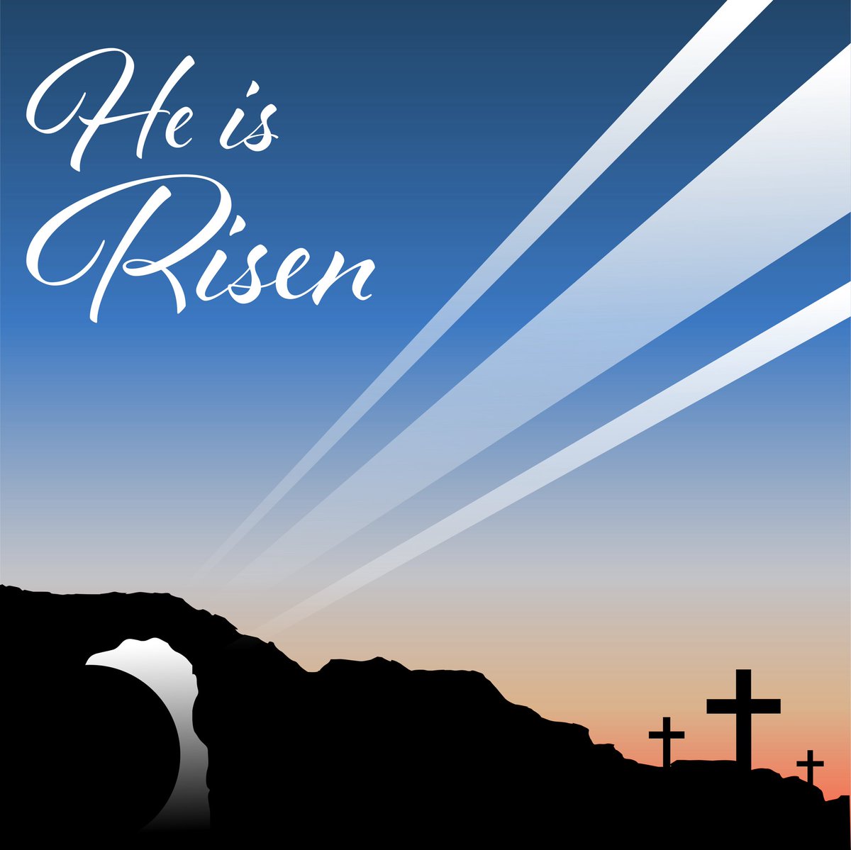 He is risen.    Happy Easter, Saskatchewan.