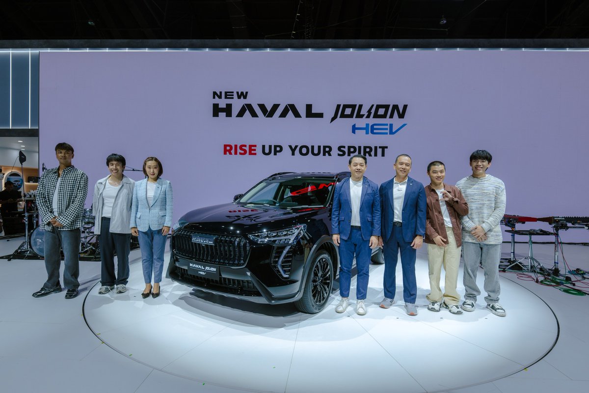 teamtmdph's tweet photo. Three Man Down x Haval Jolion at Bangkok International Motor Show
#HAVALTH #HAVALJOLION
#threemandown #kittyumbs #thaywpcc #sengwisaruth #toonthreemandown https://t.co/bc7rcstlxw
