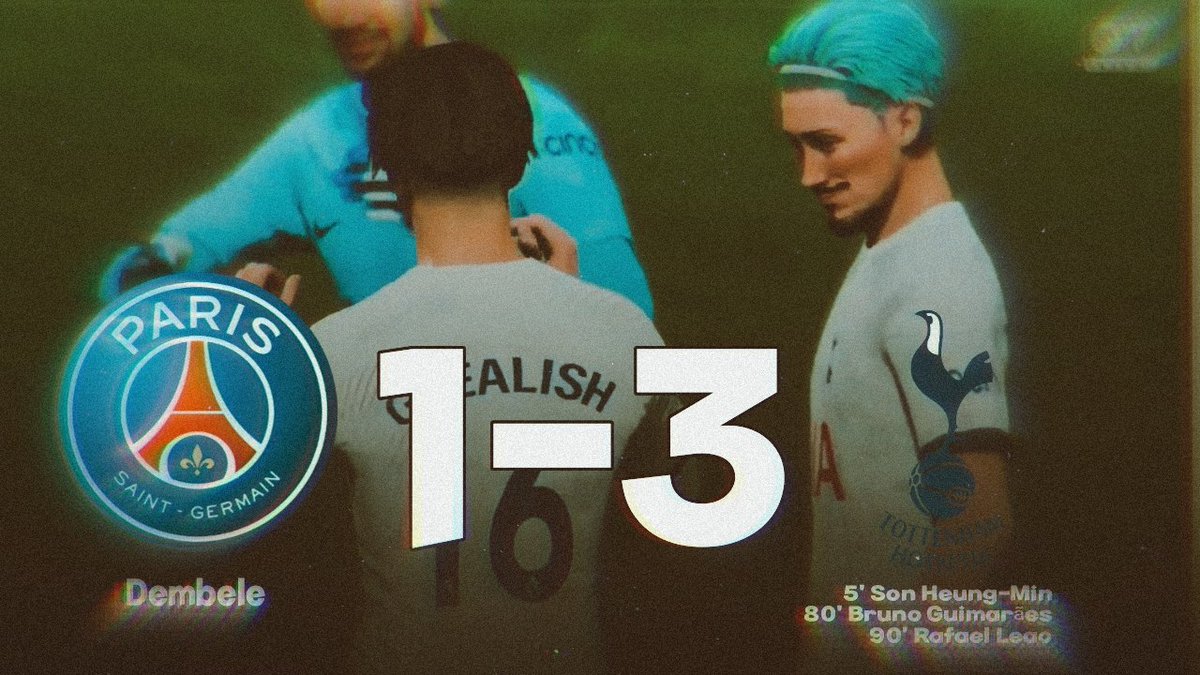 PARC DES PRINCES: ✅
Son's goal: ✅
Hoshizaki Assist: ✅
Team Master Class: ✅
Tottenham on fire: ✅