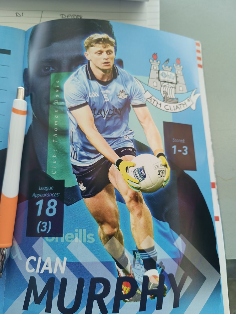 One for the good people of @tomasdaibhis in today's match programme. #dubvderry