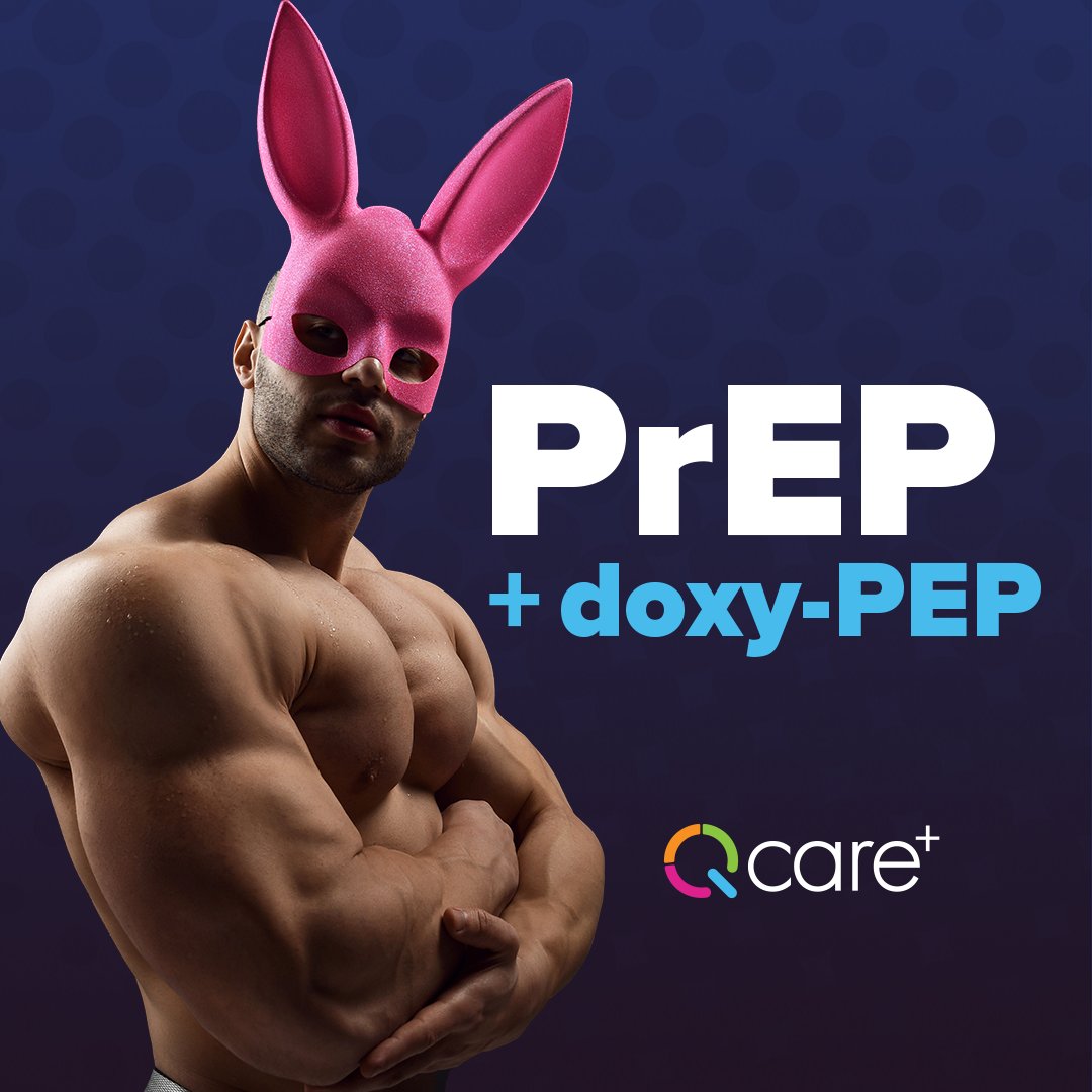 Chasing some tail? Make sure you're protected with PrEP! 🐰