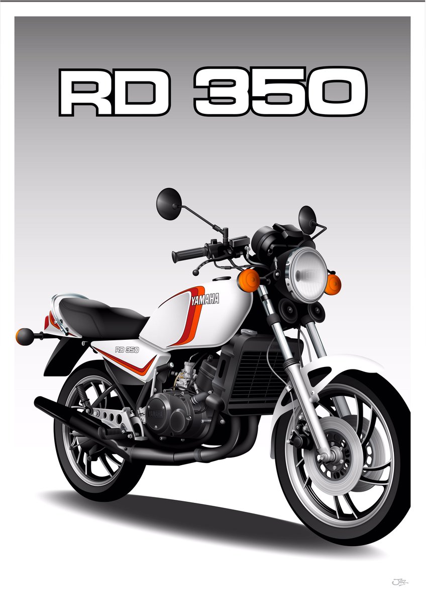 jezdrawspicture's tweet photo. As one comes to and end another begins. I got the #Yamaha #RD350 #Elsie finished, started the next one today. #MarsBars #BountyBar https://t.co/rW1LsjzqPE