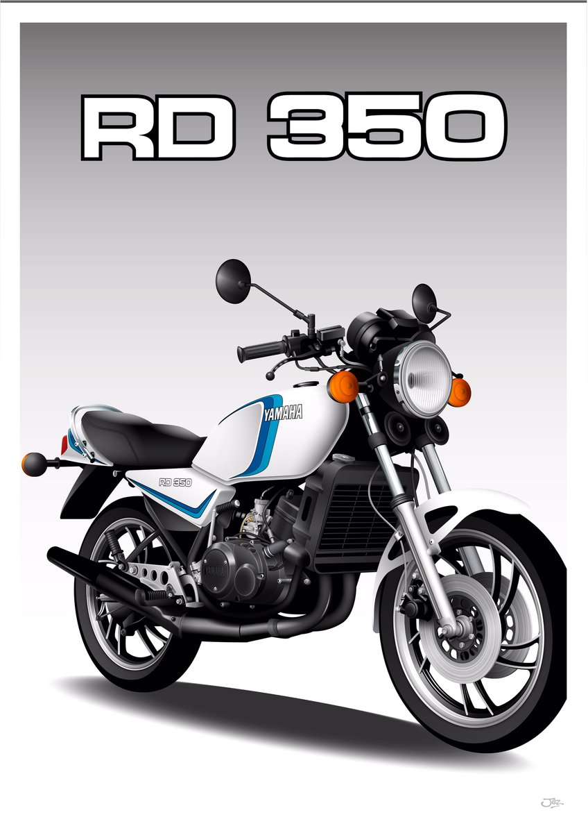 jezdrawspicture's tweet photo. As one comes to and end another begins. I got the #Yamaha #RD350 #Elsie finished, started the next one today. #MarsBars #BountyBar https://t.co/rW1LsjzqPE