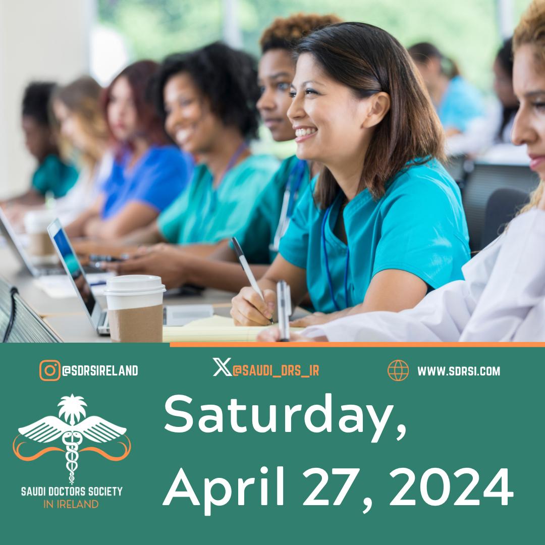 Join Saudi Doctors in Ireland's 2nd Annual Meeting! 🇮🇪🇸🇦 Theme: Creating the Rhythm of Success   Learn from Saudi & Irish doctors on defining success, mental health, CV writing & achieving work-life balance. Dublin, April 27. Register now! #SaudiDoctors #MedicalCareers