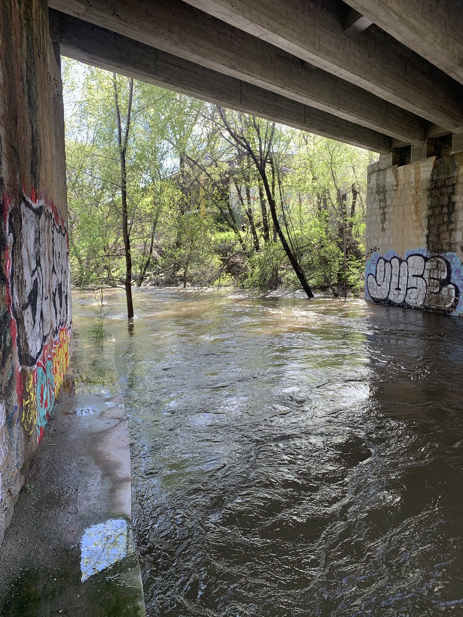 Pcontreras95's tweet photo. Río Guadarrama a la altura de la M509, domingo 24 de marzo vs domingo 31 de marzo. 20cm de caudal vs casi 1m @meteomostoles @SierraMeteo @carlosweder_ https://t.co/lkhU0WwlzR
